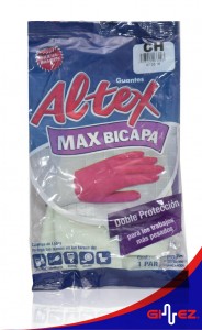 Guante altex de látex bicapa